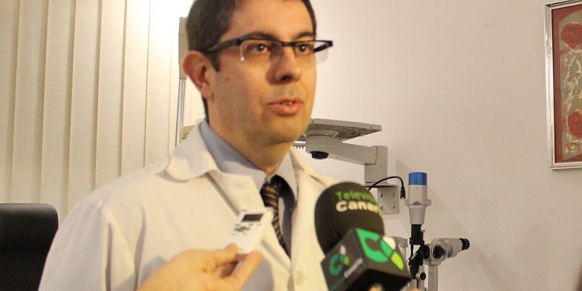 Las luces navideñas pueden producir problemas visuales